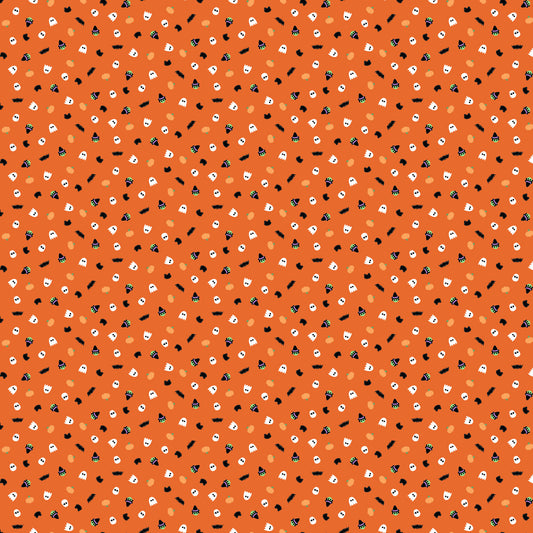 Manufacturer: Figo Fabrics
Designer: Mr. Bones Sews - Kimberlee Peers-Moore
Collection: Mr. Bones Sews
Print Name: Sprinkles in Orange
Material: 100% Cotton
Weight: Quilting
SKU: 91076-56
Width: 44 inches
