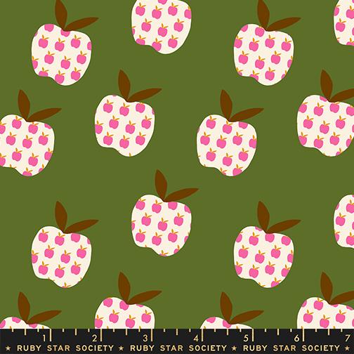 Manufacturer: Ruby Star Society
Designer: Alexia Abegg
Collection: Mystic Fable
Print Name: Big Apple in Neon Pink
Material: 100% Cotton
Weight: Quilting 
SKU: RS4149-16
Width: 44 inches