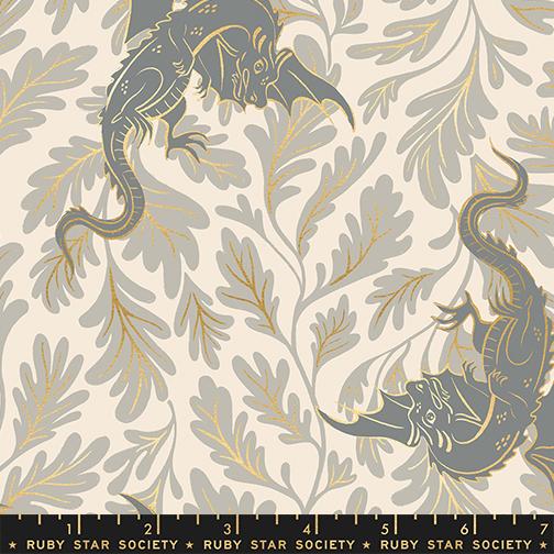 Manufacturer: Ruby Star Society
Designer: Sarah Watts
Collection: Fireglow
Print Name: Dragon Lair in Oyster
Material: 100% Cotton
Weight: Quilting
SKU: RS2132-11M
Width: 44 inches