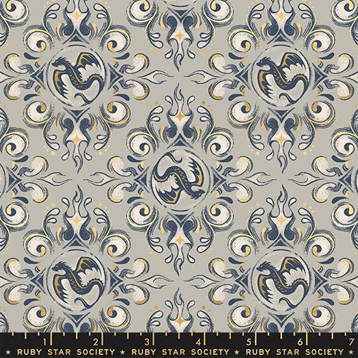 Manufacturer: Ruby Star Society
Designer: Sarah Watts
Collection: Fireglow
Print Name: Emblem in Oyster
Material: 100% Cotton
Weight: Quilting
SKU: RS2136-13M
Width: 44 inches