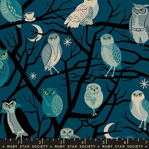 Manufacturer: Moda Fabrics
Designer: Ruby Star Society
Collection: Freaky Familiars
Print Name: Who Cooks For You in Galaxy
Material: 100% Cotton
Weight: Quilting
SKU: RS5190-12
Width: 44 inches