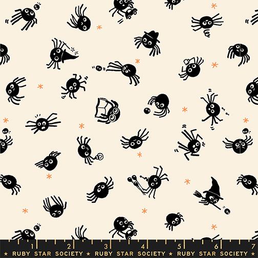 Manufacturer: Moda Fabrics
Designer: Ruby Star Society
Collection: Freaky Familiars
Print Name: Spider Sense in Natural
Material: 100% Cotton
Weight: Quilting
SKU: RS5191-11
Width: 44 inches