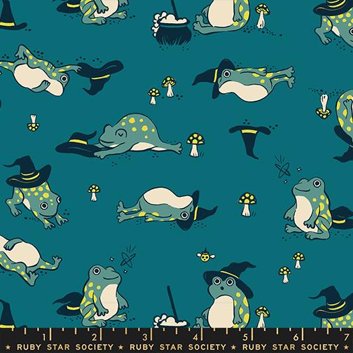 Manufacturer: Moda Fabrics
Designer: Ruby Star Society
Collection: Freaky Familiars
Print Name: Frogmiliars in Storytime
Material: 100% Cotton
Weight: Quilting
SKU: RS5192-13
Width: 44 inches
