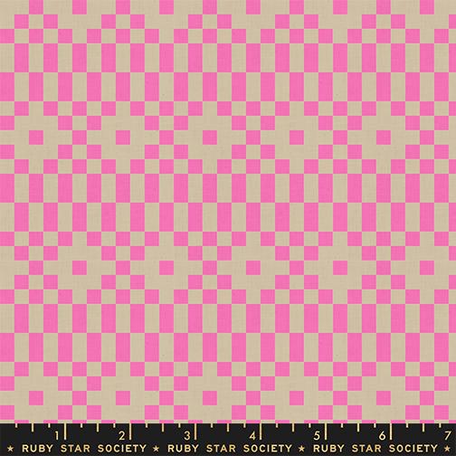 Manufacturer: Ruby Star Society
Designer: Rashida Coleman-Hale
Collection: LoFi Linens
Print Name: Bitmapped in Neon Pink
Material: 85% Cotton/15% Linen
Weight: Quilting
SKU: RS1136-25CL
Width: 44 inches