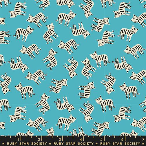 Manufacturer: Ruby Star Society
Designer: Alexia Abegg
Collection: 1 800 Calico
Print Name: Meow in Wave
Material: 100% Cotton
Weight: Quilting
SKU: RS4166-14
Width: 44 inches