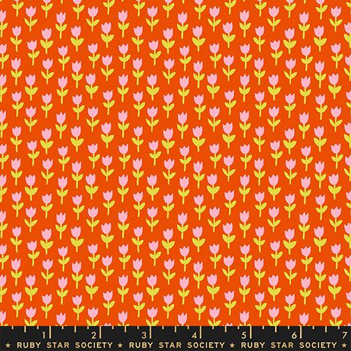 Manufacturer: Ruby Star Society
Designer: Alexia Abegg
Collection: 1 800 Calico
Print Name: Tulips in Warm Red
Material: 100% Cotton
Weight: Quilting
SKU: RS4169-13
Width: 44 inches