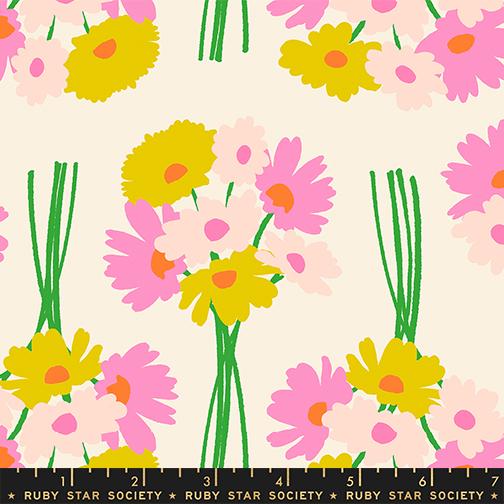 Manufacturer: Ruby Star Society
Designer: Melody Miller
Collection: Sparkle Mart
Print Name: Flower Dept in Natural
Material: 100% Cotton
Weight: Quilting
SKU: RS0118-11
Width: 44 inches
