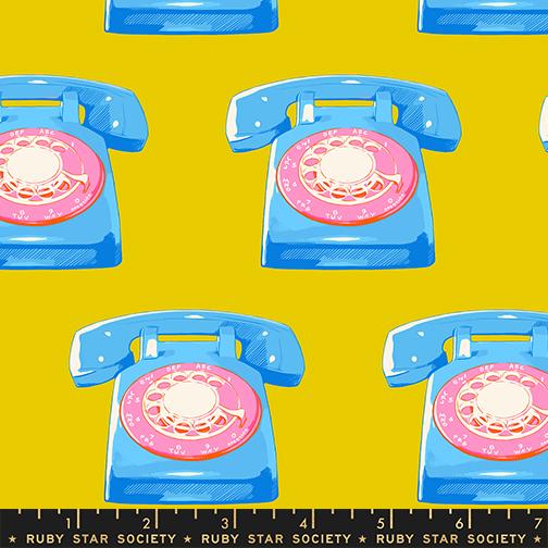 Manufacturer: Ruby Star Society
Designer: Melody Miller
Collection: Sparkle Mart
Print Name: Telephones in Golden Hour
Material: 100% Cotton
Weight: Quilting
SKU: RS0121-15
Width: 44 inches