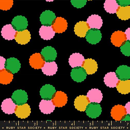 Manufacturer: Ruby Star Society
Designer: Melody Miller
Collection: Sparkle Mart
Print Name: Puffs in Black
Material: 100% Cotton
Weight: Quilting
SKU: RS0122-16
Width: 44 inches