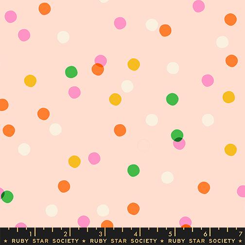 Manufacturer: Ruby Star Society
Designer: Melody Miller
Collection: Sparkle Mart
Print Name: Spritz in Peach Blossom
Material: 100% Cotton
Weight: Quilting
SKU: RS0123-15
Width: 44 inches