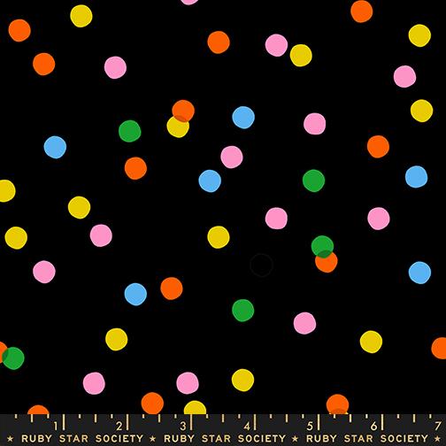 Manufacturer: Ruby Star Society
Designer: Melody Miller
Collection: Sparkle Mart
Print Name: Spritz in Black
Material: 100% Cotton
Weight: Quilting
SKU: RS0123-19
Width: 44 inches