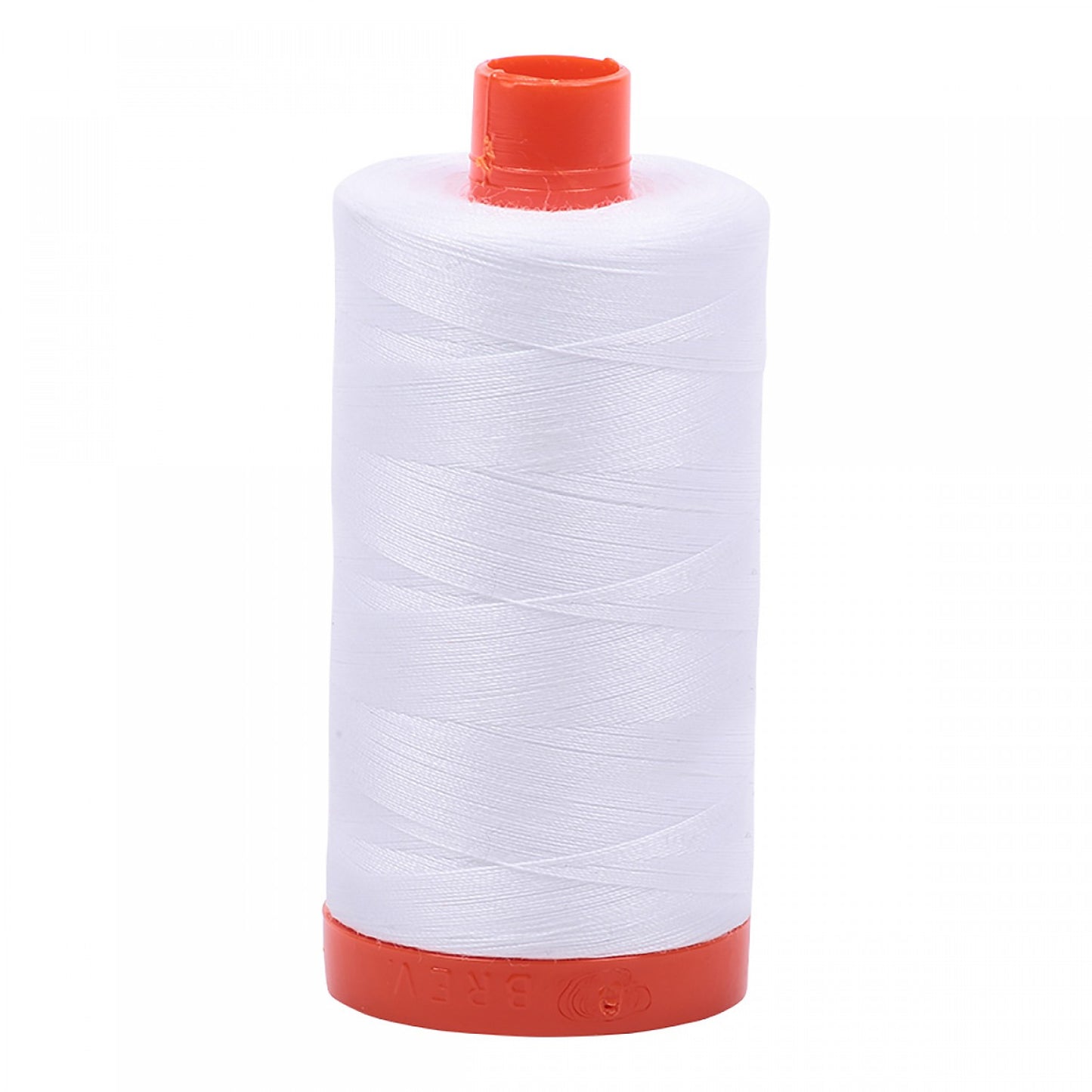 Large Spool 50wt: 2024 White. 1422 yds.  100% Long Staple Mercerized Egyptian Cotton.  For Machine Embroidery, Quilting and Serging. 