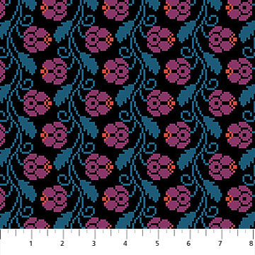 Manufacturer: Anna Maria Textiles
Designer: Anna Maria Parry
Collection: Heiress
Print Name: Curled Vine in Mystery
Material: 100% Cotton
Weight: Quilting
SKU: AMT1009-99L
Width: 44 inches