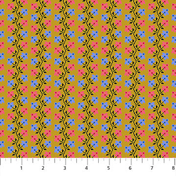 Manufacturer: Anna Maria Textiles
Designer: Anna Maria Parry
Collection: Heiress
Print Name: Offshoot in Butterscotch
Material: 100% Cotton
Weight: Quilting
SKU: AMT1010-55L
Width: 44 inches