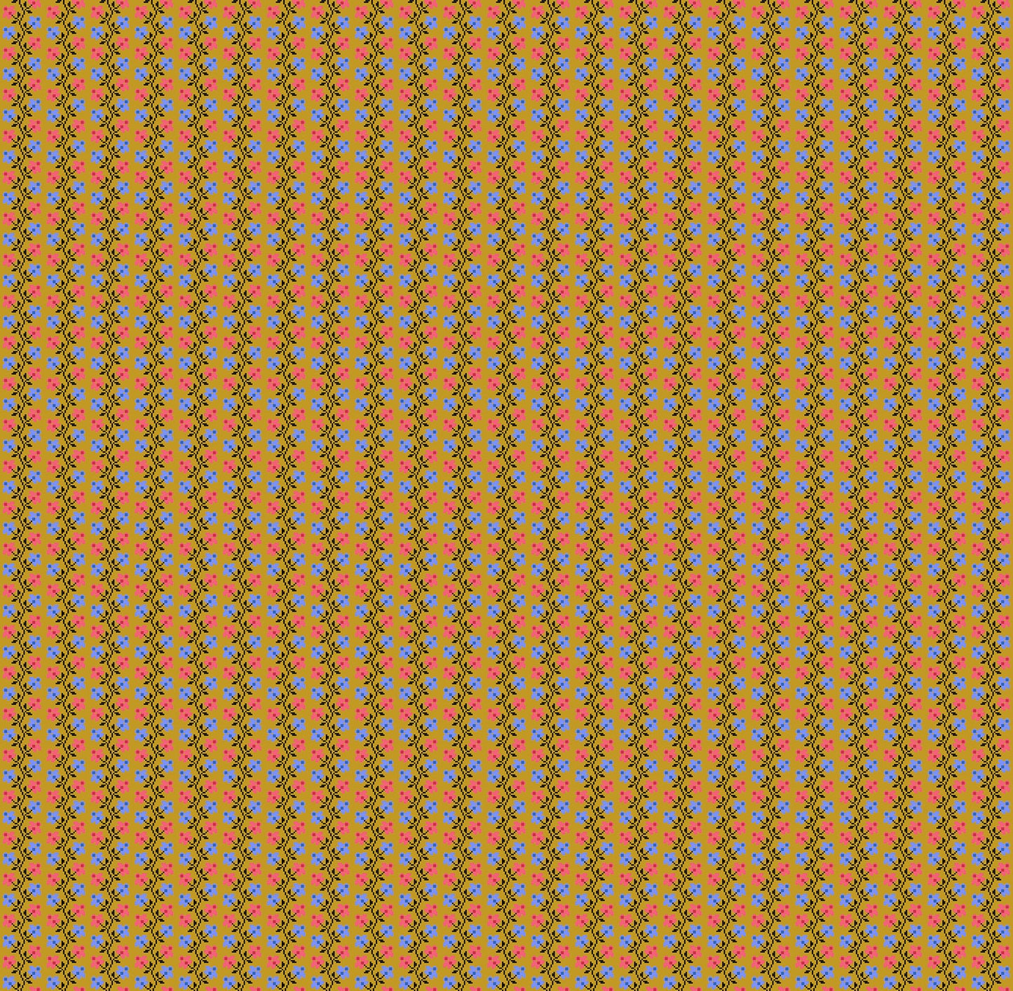 Anna Maria Textiles - Heiress - Offshoot in Butterscotch