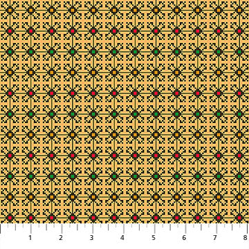 Manufacturer: Anna Maria Textiles
Designer: Anna Maria Parry
Collection: Heiress
Print Name: Jeweled in Palace
Material: 100% Cotton
Weight: Quilting
SKU: AMT1012-15V
Width: 44 inches