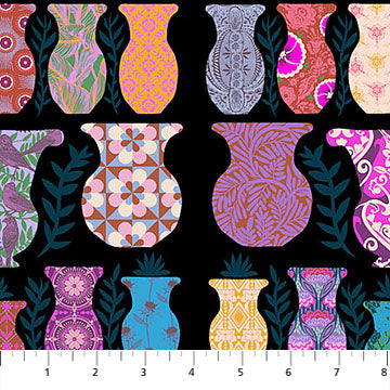 Manufacturer: Anna Maria Textiles
Designer: Anna Maria Parry
Collection: Rhapsody
Print Name: Anniversary Vase in Multi
Material: 100% Cotton
Weight: Quilting
SKU: AMT173-99
Width: 44 inches