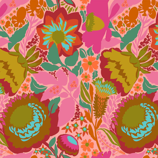 Manufacturer: Anna Maria Textiles for Northcott Fabrics
Designer: Anna Maria Parry
Collection: Jumpstart
Print Name: Shadows in Bouquet WIDEBACK
Material: 100% Cotton
Weight: Quilting 
SKU: BAMT134-23
Width: 108 inches