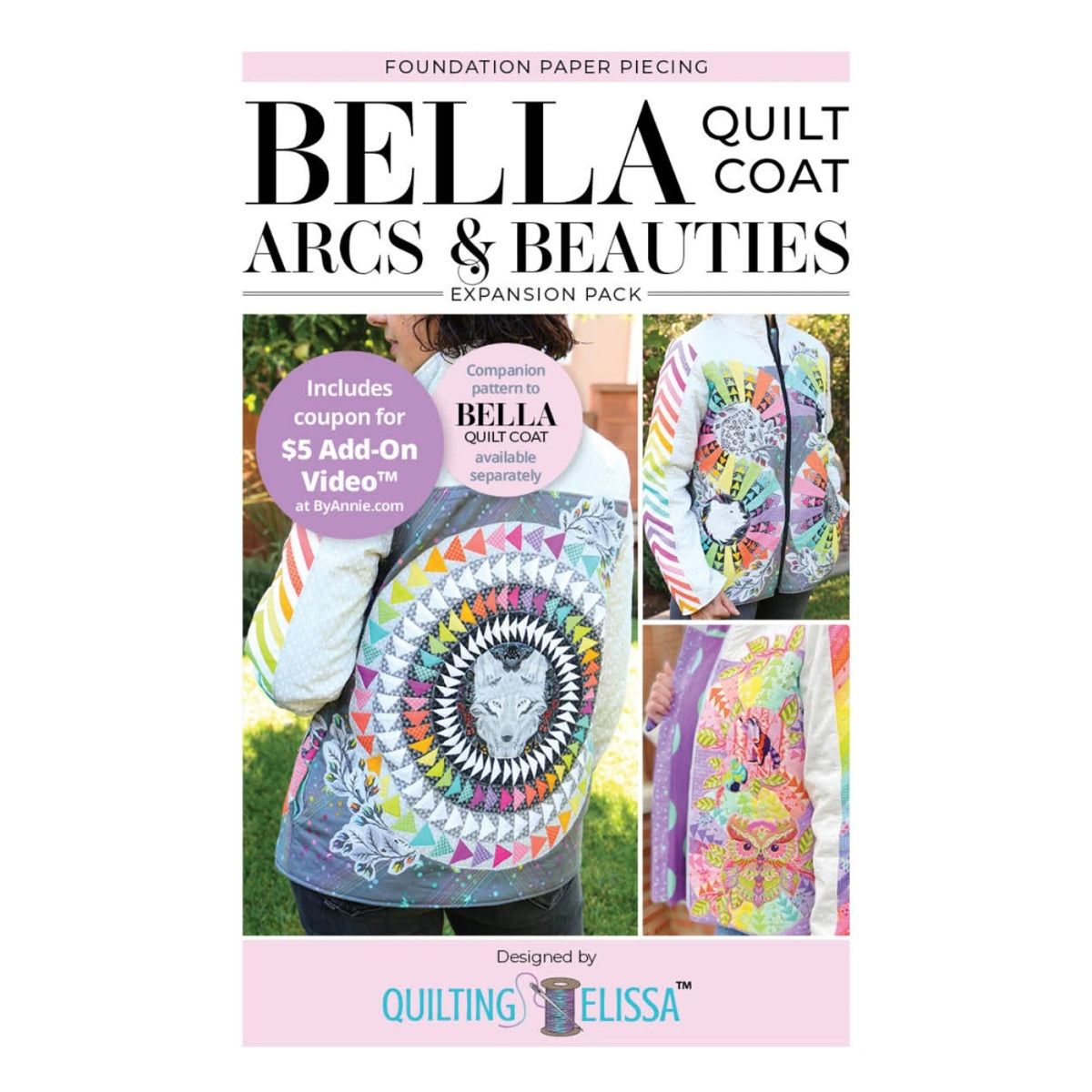 This Bella Arcs &amp; Beauties FPP Expansion Pack is designed specifically to be used as a companion pattern to the Bella Quilted Coat.