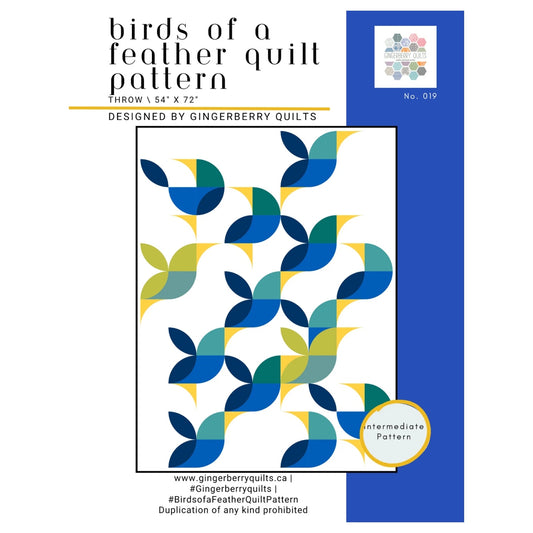 Gingerberry Quilts - Birds of a Feather Quilt PATTERN