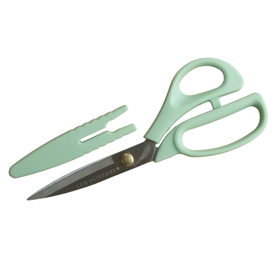 Introducing our latest collection: the Bloom Series. Designed to be both versatile and heavy-duty, these fabric scissors are ideal for a wide range of everyday projects. They feature a blunted tip for added safety, include a protective cap for secure storage, and are crafted with handles made from recycled plastic. Each pair is finished with a unique flower engraving and is a reflection of one of our values, both as a business and as individuals.