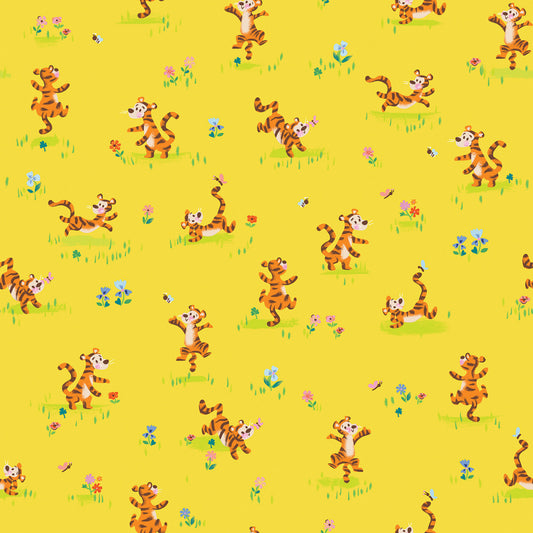 Manufacturer: Riley Blake Designs
Designer: Jill Howarth
Collection: 100 Aker Woods
Print Name: Tigger Bounce in Yellow
Material: 100% Cotton
Weight: Quilting
SKU: C15173R-YELLOW
Width: 44 inches