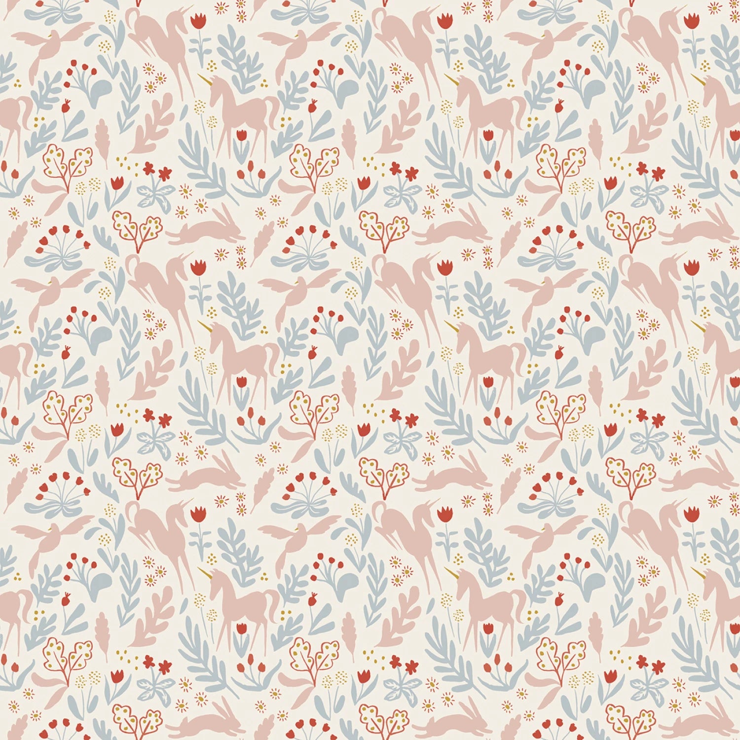 Manufacturer: Riley Blake Designs
Designer: Sarah Jane
Collection: Story Land
Print Name: Magic Folk in Cream
Material: 100% Cotton
Weight: Quilting
SKU: C18303R-CREAM
Width: 44 inches