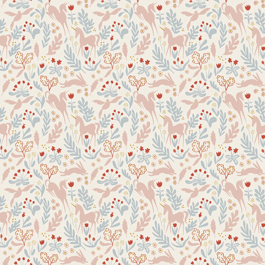 Manufacturer: Riley Blake Designs
Designer: Sarah Jane
Collection: Story Land
Print Name: Magic Folk in Cream
Material: 100% Cotton
Weight: Quilting
SKU: C18303R-CREAM
Width: 44 inches