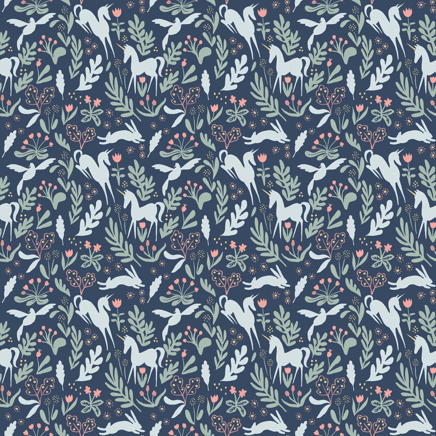 Manufacturer: Riley Blake Designs
Designer: Sarah Jane
Collection: Story Land
Print Name: Magic Folk in Navy
Material: 100% Cotton
Weight: Quilting
SKU: C18303R-NAVY
Width: 44 inches
