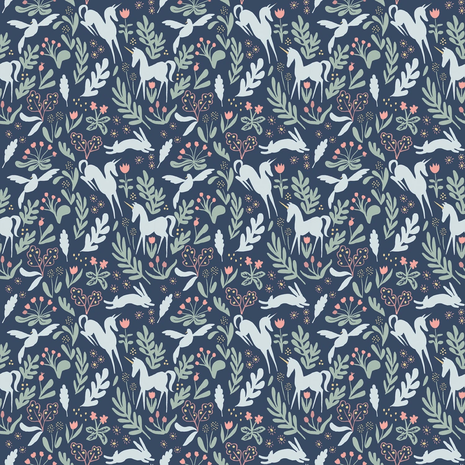 Manufacturer: Riley Blake Designs
Designer: Sarah Jane
Collection: Story Land
Print Name: Magic Folk in Navy
Material: 100% Cotton
Weight: Quilting
SKU: C18303R-NAVY
Width: 44 inches