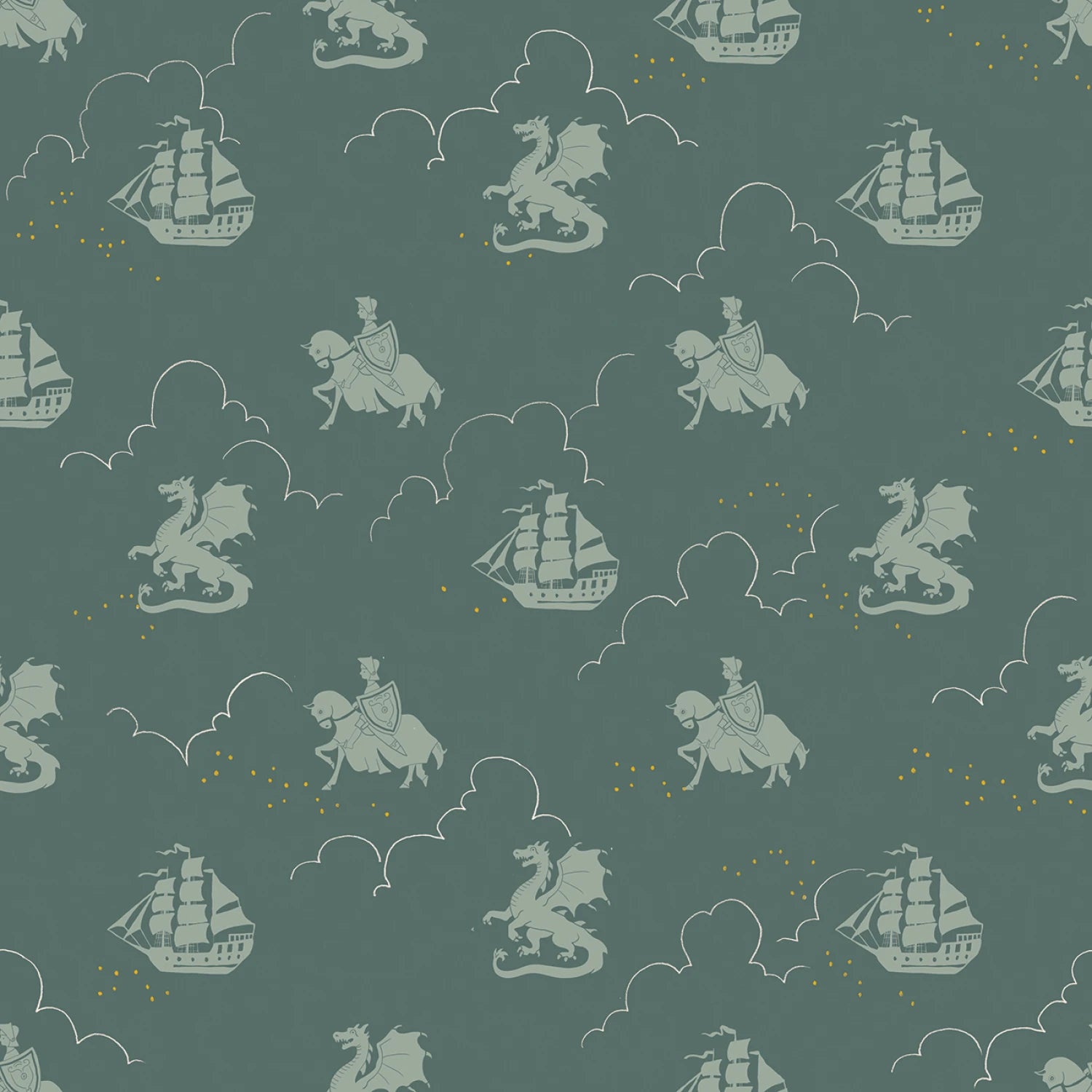 Manufacturer: Riley Blake Designs
Designer: Sarah Jane
Collection: Story Land
Print Name: The Knight in Forest
Material: 100% Cotton
Weight: Quilting
SKU: C18304R-FOREST
Width: 44 inches