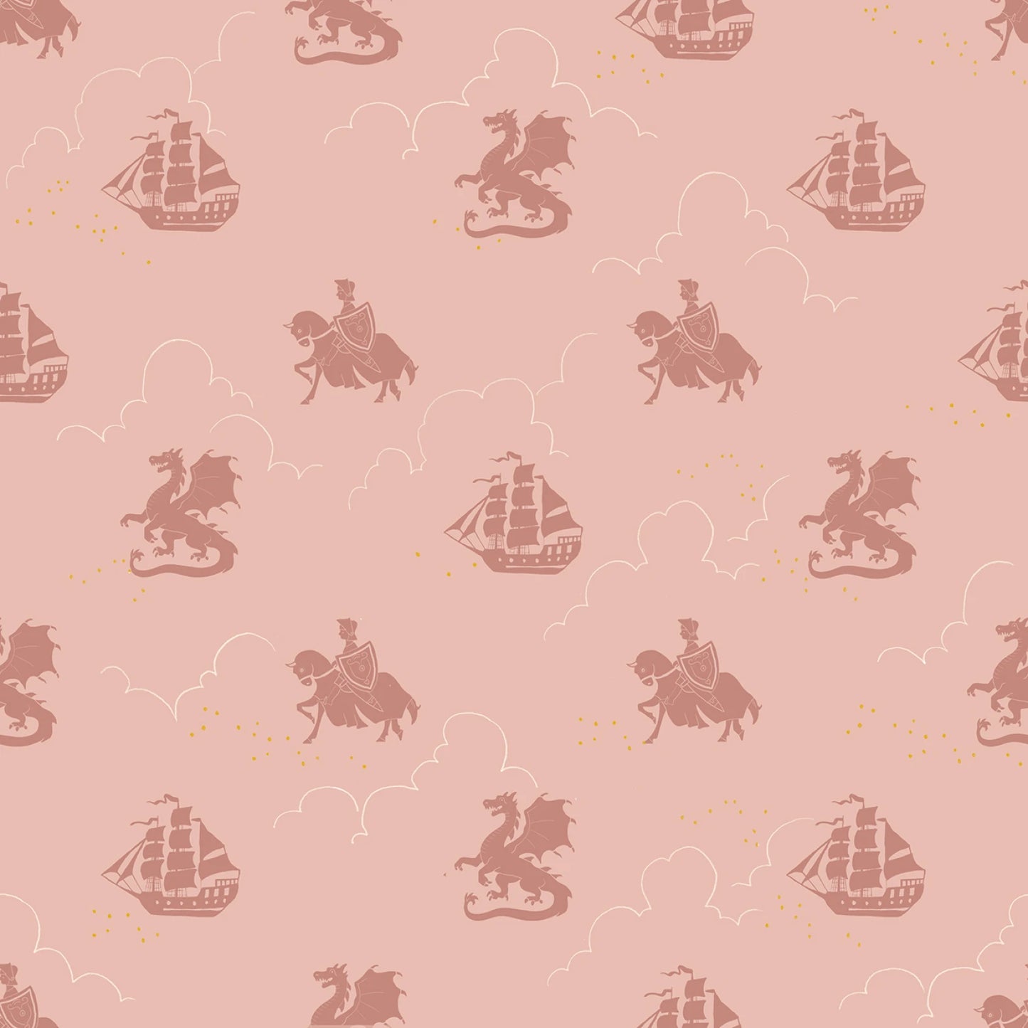 Manufacturer: Riley Blake Designs
Designer: Sarah Jane
Collection: Story Land
Print Name: The Knight in Rose
Material: 100% Cotton
Weight: Quilting
SKU: C18304R-ROSE
Width: 44 inches