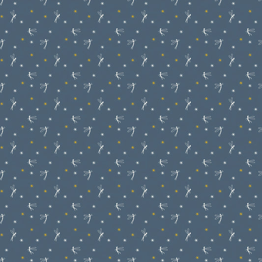 Manufacturer: Riley Blake Designs
Designer: Sarah Jane
Collection: Story Land
Print Name: Fairy Lights in Navy
Material: 100% Cotton
Weight: Quilting
SKU: C18305R-NAVY
Width: 44 inches