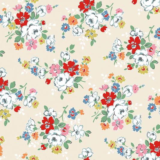 Manufacturer: Riley Blake Designs
Designer: Cath Kidston
Collection: Cath Kidston Signature Collection
Print Name: Clifton Rose in Cream
Material: 100% Cotton
Weight: Quilting
SKU: C18370R-CREAM
Width: 44 inches