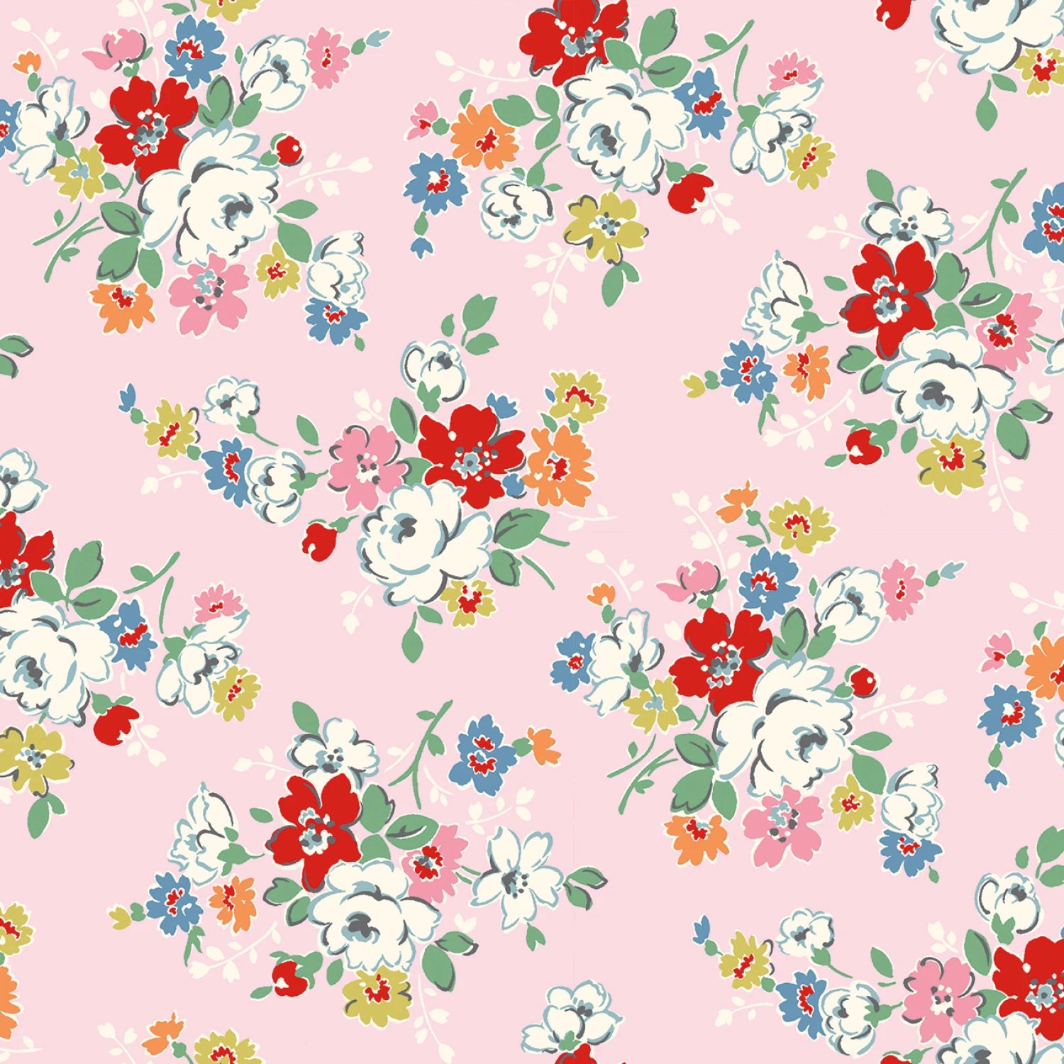 Manufacturer: Riley Blake Designs
Designer: Cath Kidston
Collection: Cath Kidston Signature Collection
Print Name: Clifton Rose in Pink
Material: 100% Cotton
Weight: Quilting
SKU: C18370R-PINK
Width: 44 inches