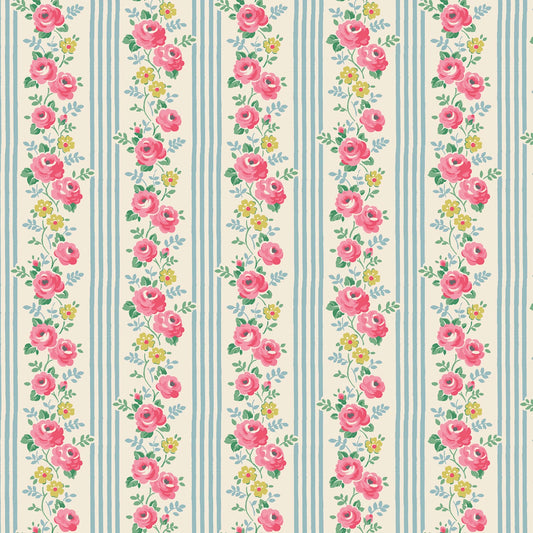 Manufacturer: Riley Blake Designs
Designer: Cath Kidston
Collection: Cath Kidston Signature Collection
Print Name: Stripe in Blue
Material: 100% Cotton
Weight: Quilting
SKU: C18372R-BLUE
Width: 44 inches