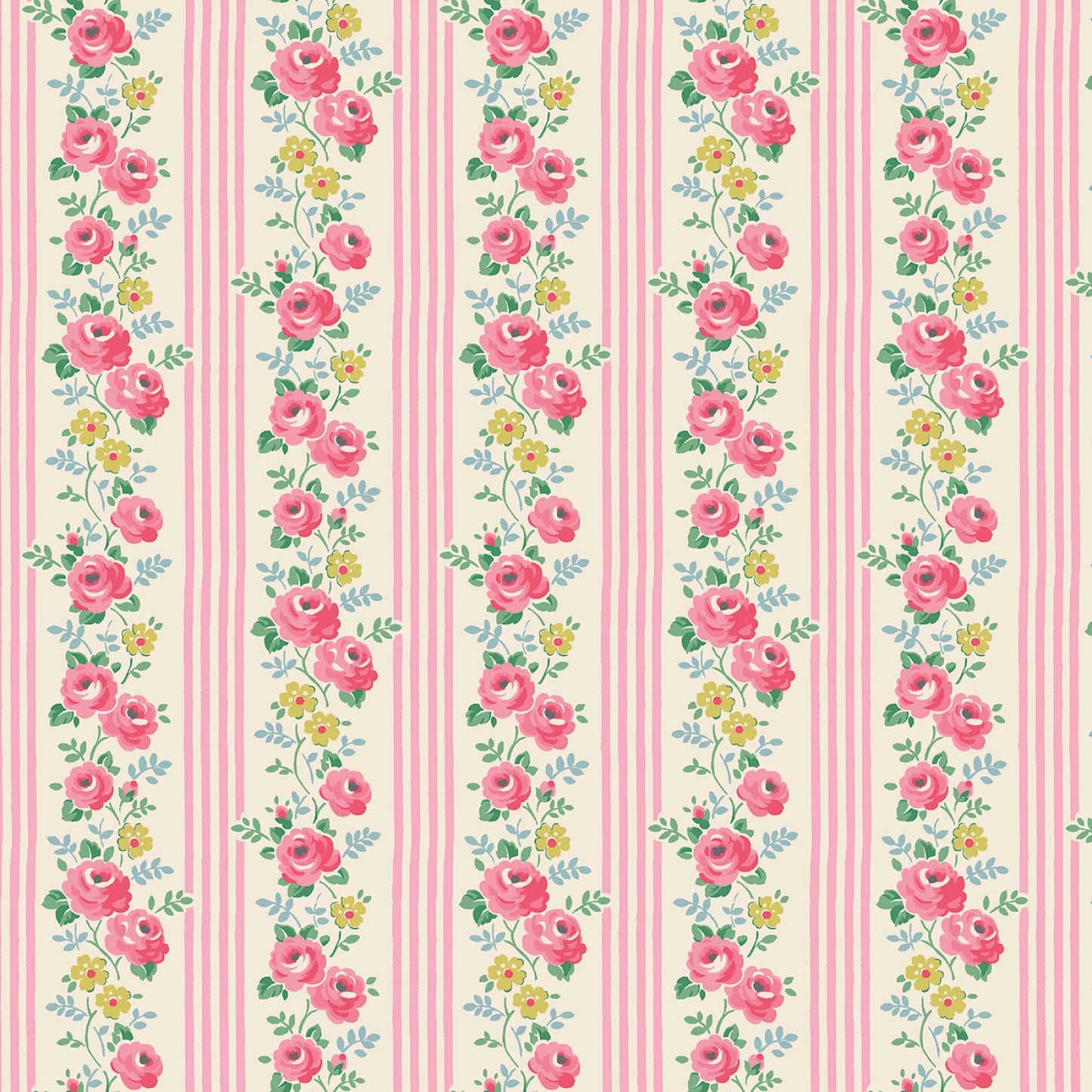 Manufacturer: Riley Blake Designs
Designer: Cath Kidston
Collection: Cath Kidston Signature Collection
Print Name: Stripe in Pink
Material: 100% Cotton
Weight: Quilting
SKU: C18372R-PINK
Width: 44 inches