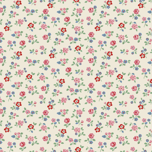 Manufacturer: Riley Blake Designs
Designer: Cath Kidston
Collection: Cath Kidston Signature Collection
Print Name: Arlington Ditsy in Cream
Material: 100% Cotton
Weight: Quilting
SKU: C18373R-CREAM
Width: 44 inches