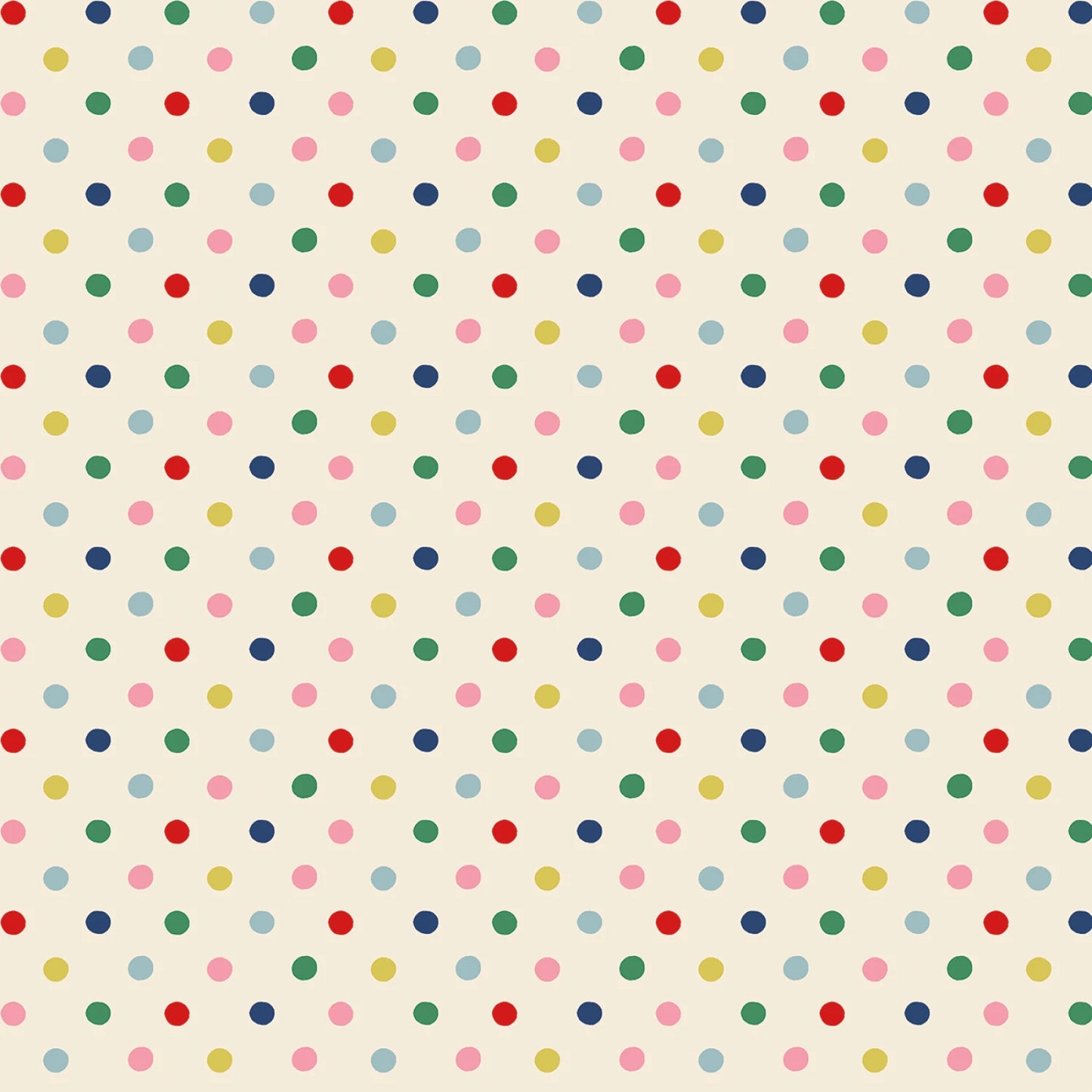 Manufacturer: Riley Blake Designs
Designer: Cath Kidston
Collection: Cath Kidston Signature Collection
Print Name: Button Spot in Multi
Material: 100% Cotton
Weight: Quilting
SKU: C18374R-MULTI
Width: 44 inches