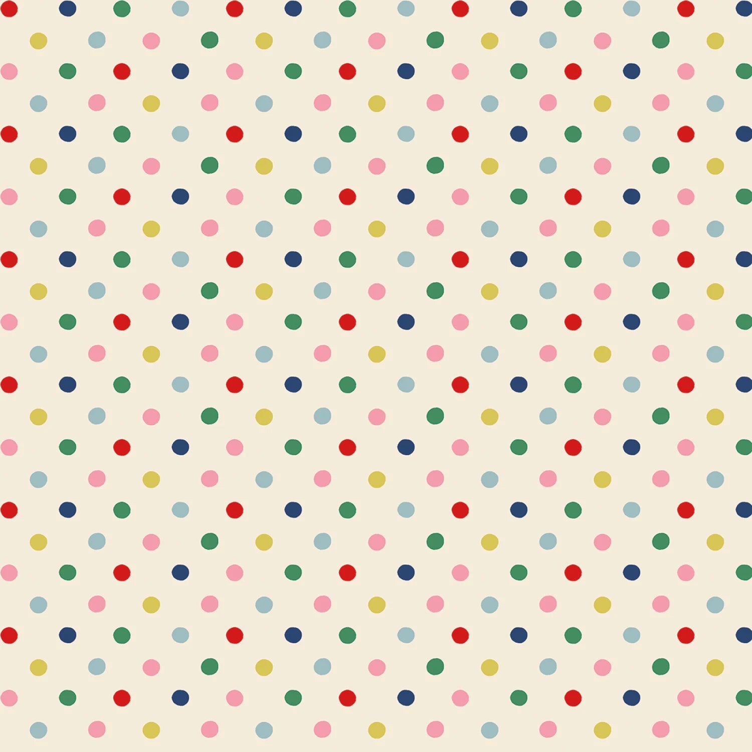 Manufacturer: Riley Blake Designs
Designer: Cath Kidston
Collection: Cath Kidston Signature Collection
Print Name: Button Spot in Multi
Material: 100% Cotton
Weight: Quilting
SKU: C18374R-MULTI
Width: 44 inches