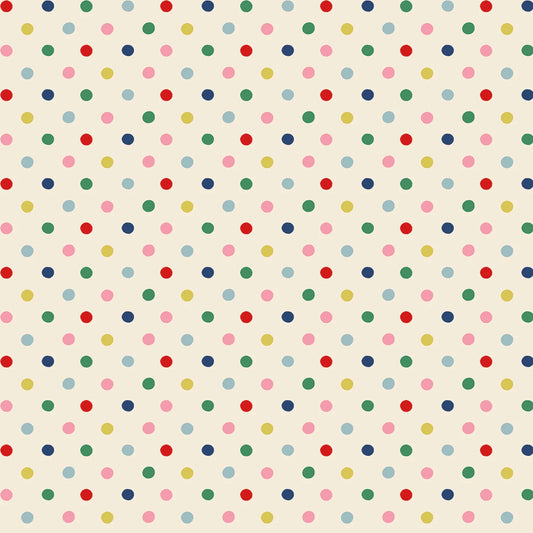 Manufacturer: Riley Blake Designs
Designer: Cath Kidston
Collection: Cath Kidston Signature Collection
Print Name: Button Spot in Multi
Material: 100% Cotton
Weight: Quilting
SKU: C18374R-MULTI
Width: 44 inches
