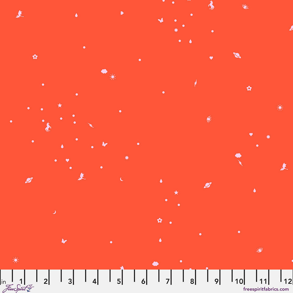 Manufacturer: FreeSpirit Fabrics
Designer: Tula Pink
Collection: Legendary Cotton Lawn
Print Name: Charmed in Coral Crush COTTON LAWN
Material: 100% Cotton Lawn
Weight: Quilting
SKU: CLTP005.CORALCRUSH
Width: 54/55 inches