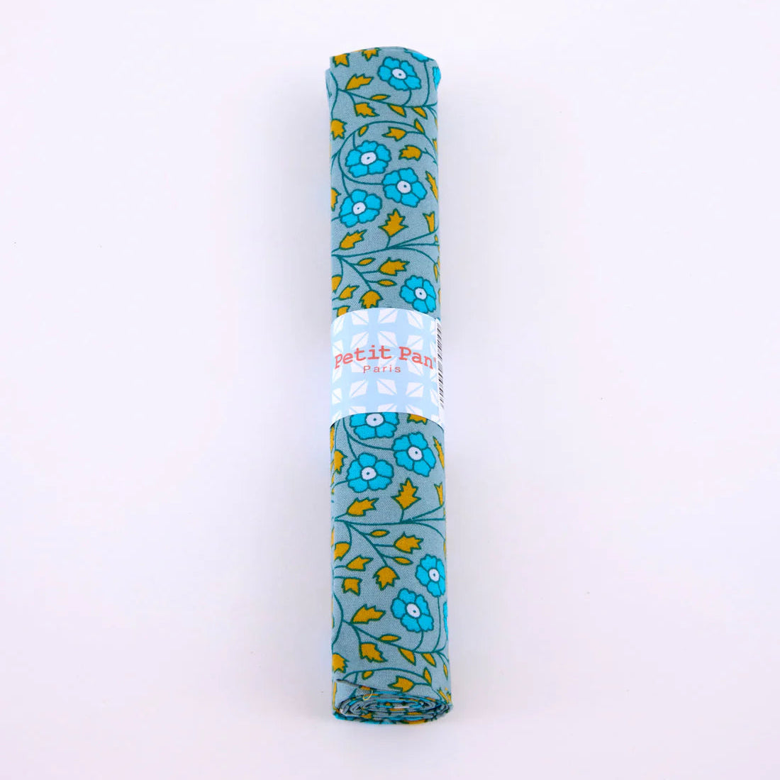 Direct from Paris, France. Petit Pan "Coupons" are an upsized fat quarter, 50x70cm. Throw some into your next project to add something extra special!

Manufacturer: Petit Pan
Print Name: Aziza in Blue-Grey
Material: 100% Cotton
Weight: Quilting
Measures: 50x70cm