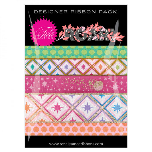 Elevate your projects to new heights with the new Roar collection of ribbons, where we bring back dinosaurs in a whole new light! Add these gorgeous masterpieces to your next projects - you won't be heartbroken! This pack includes 5 perfectly coordinated Roar ribbons!