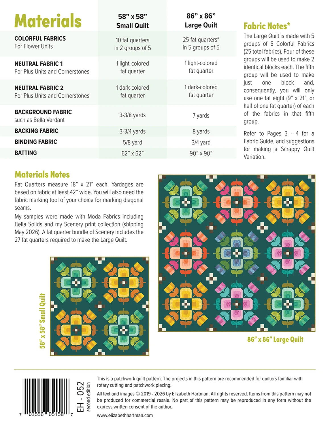 Elizabeth Hartman - Casserole PATTERN