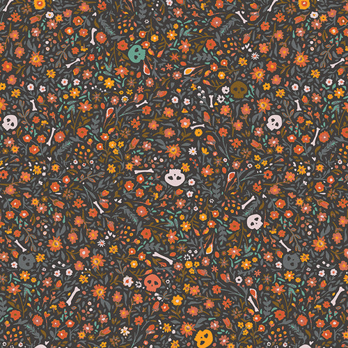 Manufacturer: Art Gallery Fabrics
Collection: Enshadow
Designer: Katarina Roccella
Print Name: Boneyard in Ember
Material: 100% Cotton
Weight: Quilting
SKU: ENW-49403
Width: 44 inches