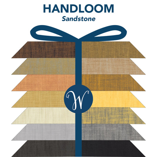 This Factory Cut FAT QUARTER BUNDLE contains 16 Fat Quarters in the Sandstone Colorway from Handloom by Tara Faughnan for Windham Fabrics.

Manufacturer: Windham Fabrics
Designer: Tara Faughnan
Collection: Handloom
Material: 100% Cotton Woven
Weight: Quilting