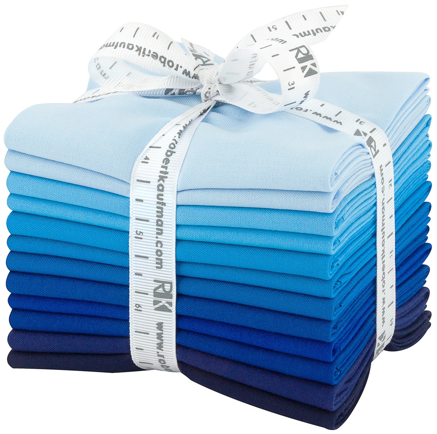 This factory cut FAT QUARTER BUNDLE contains 12 cotton fabrics from Kona Solids for Robert Kaufman Fabrics.

Manufacturer: Robert Kaufman Fabrics
Collection: Kona Cotton Solids Waterfall Palette
Material: 100% Cotton
SKU: FQ-1381-12
Weight: Quilting