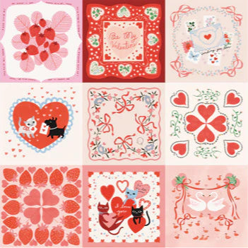 This listing is for one (1) panel. Panel measures 36" x 44"


Manufacturer: Moda Fabrics
Designer: Lizzy House
Collection: Funny Valentine
Print Name: Funny Valentine Panel in Multi
Material: 100% Cotton
Weight: Quilting 
SKU: 37149-11
Width: 44 inches