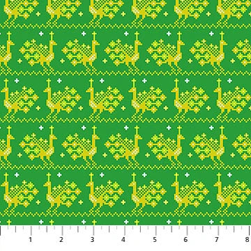 Manufacturer: Anna Maria Textiles
Designer: Anna Maria Parry
Collection: Heiress
Print Name: Peacock in Grass
Material: 100% Cotton
Weight: Quilting
SKU: AMT1014-72C
Width: 44 inches